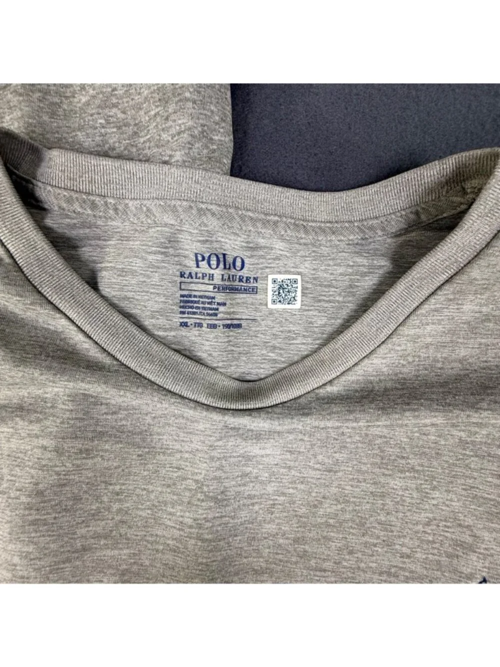 Bundle 2 Polo Ralph Lauren Big Mens XXL Grey Performance T-Shirts Short Sleeve